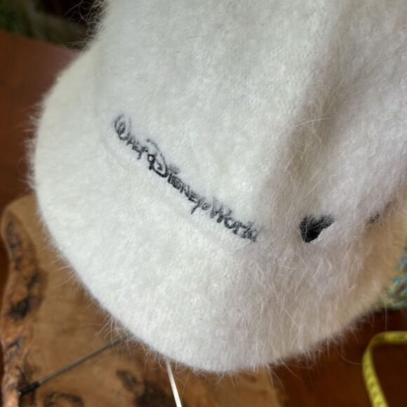 NEW Walt Disney World White Rabbit Fur Blend Mickey Mouse Bucket Hat - Adult - Picture 9 of 9